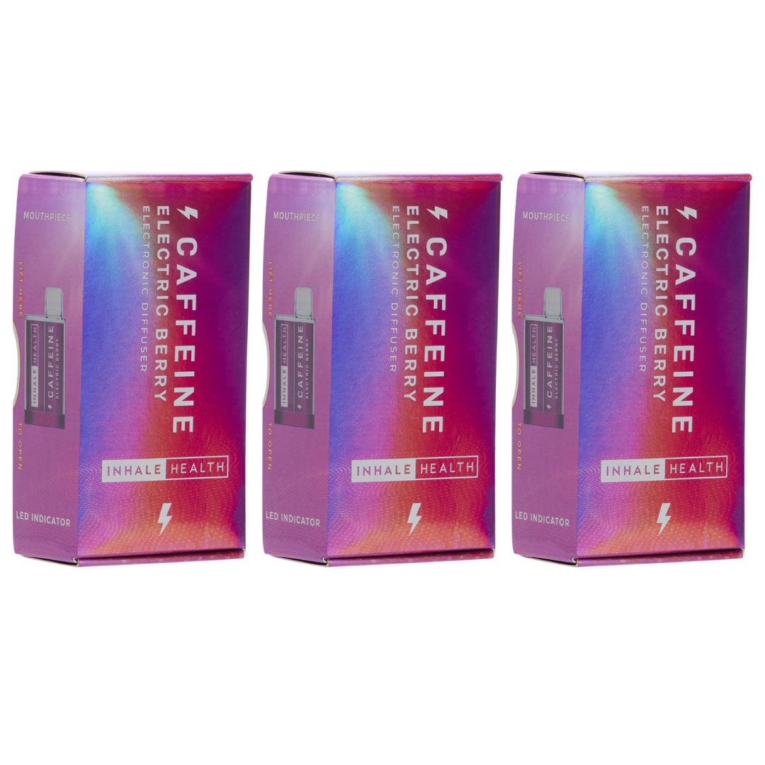 3-PACK Caffeine Electric Berry