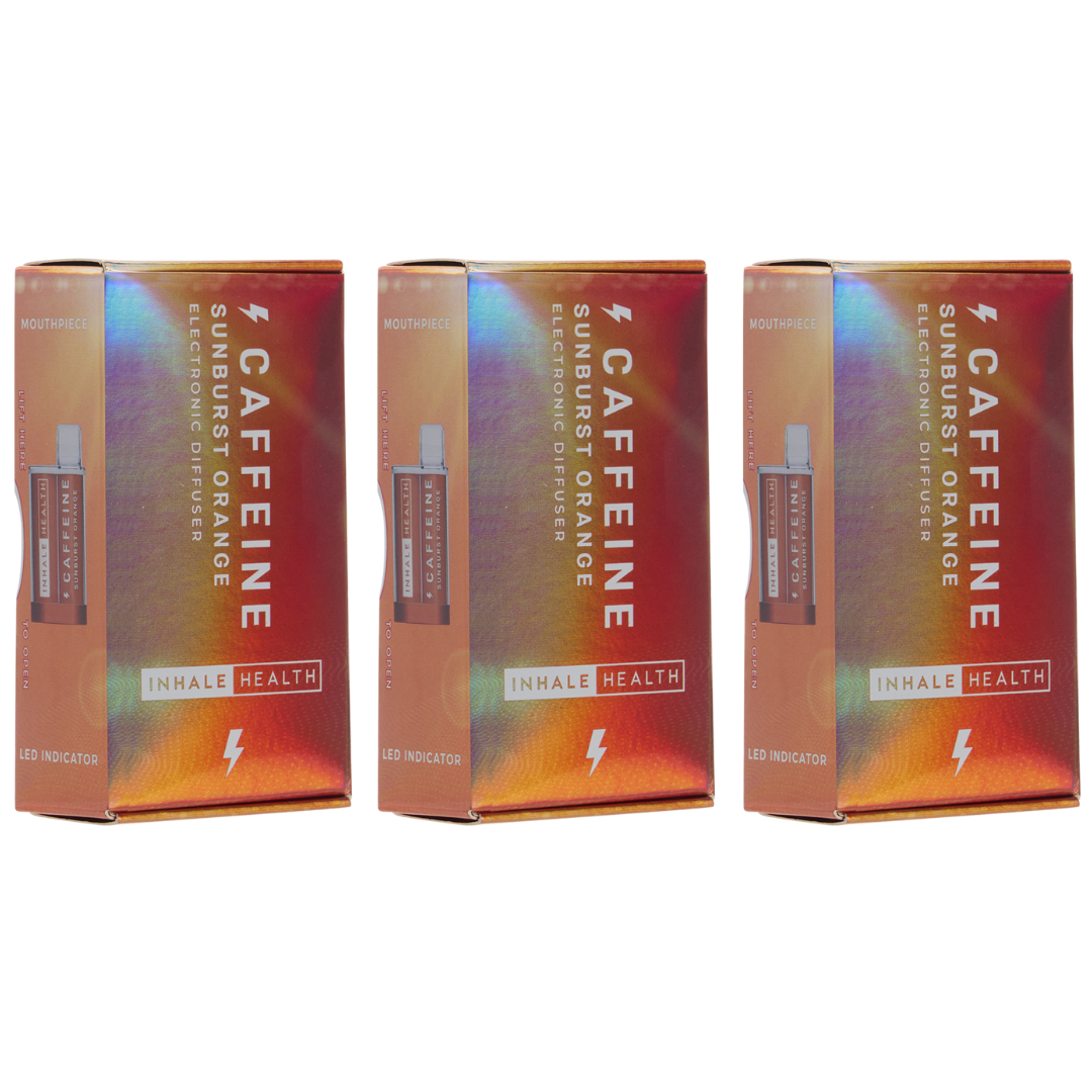 3-PACK Caffeine Sunburst Orange