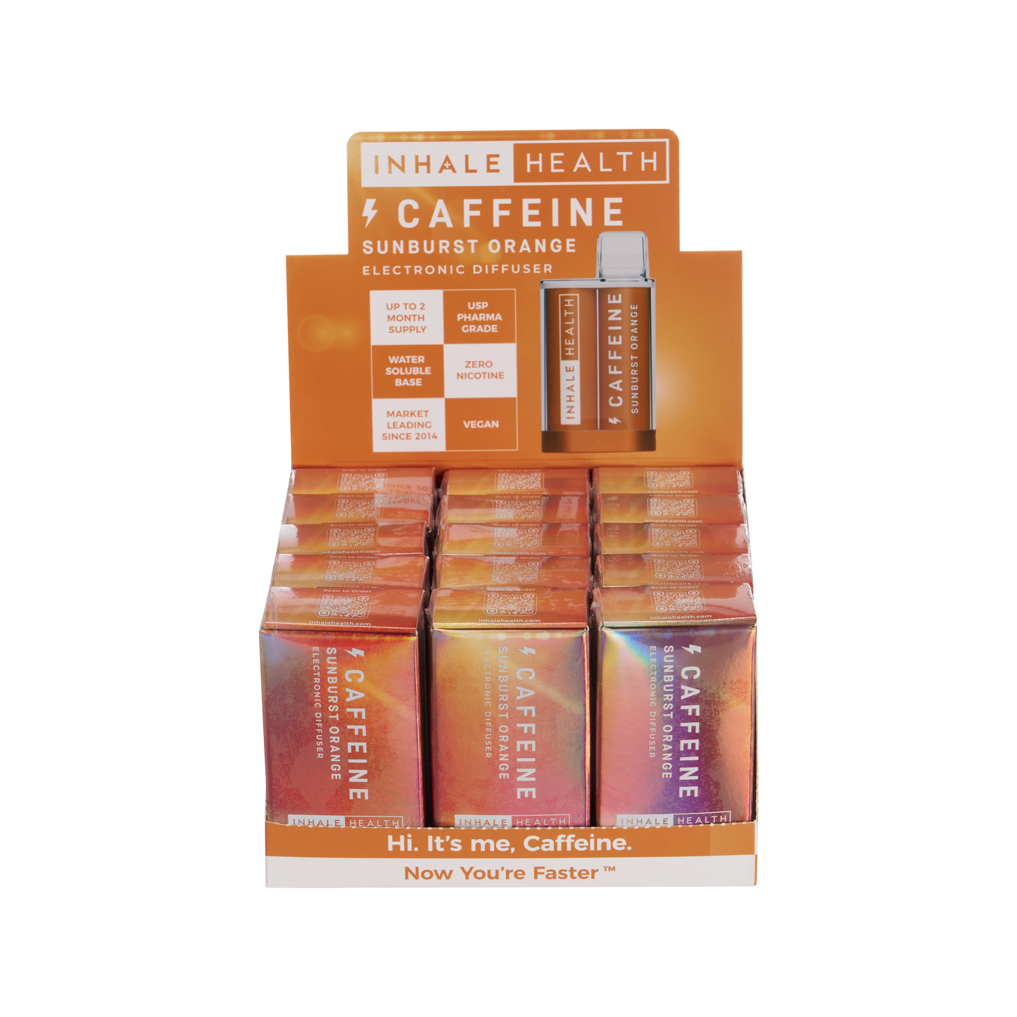 Caffeine Sunburst Orange (15-Pack Display Box)