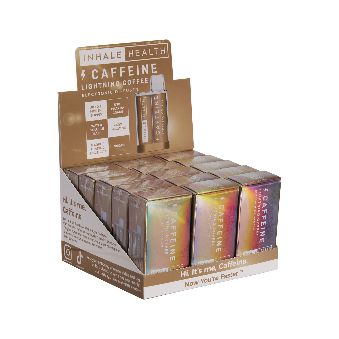 Caffeine Lightning Coffee (15-Pack Display Box)