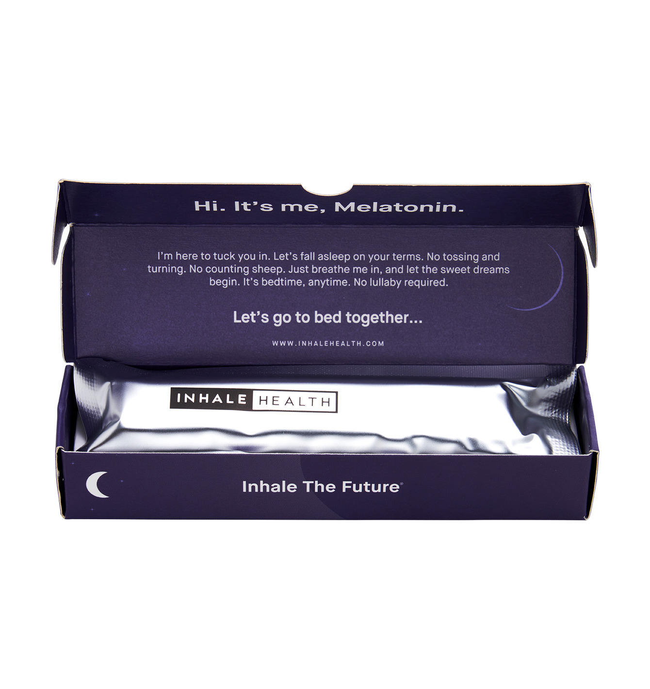 Inhale Health Melatonin Lavender Dream Sleep Support Pen IH   Melatonin Lavender Open 